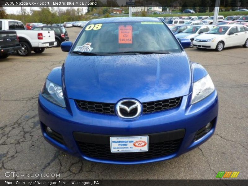 Electric Blue Mica / Sand 2008 Mazda CX-7 Sport