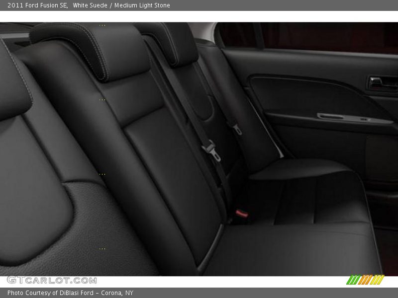 White Suede / Medium Light Stone 2011 Ford Fusion SE