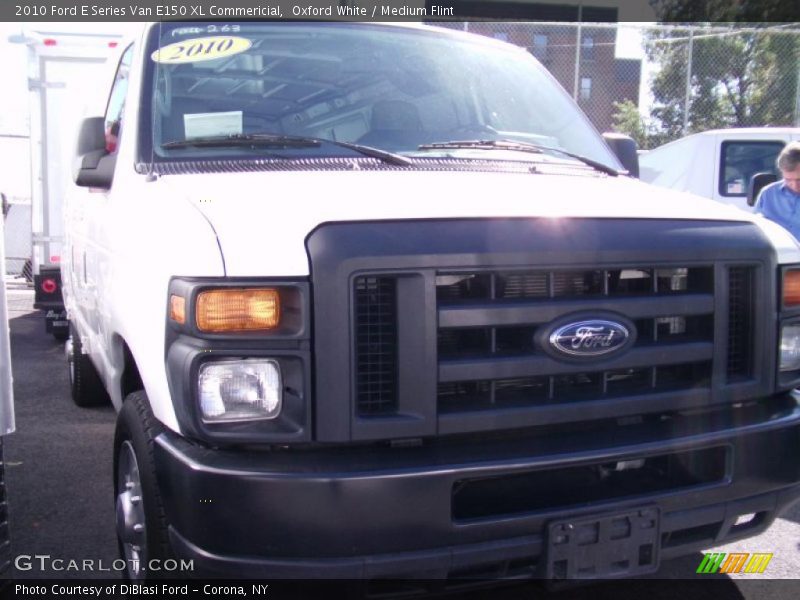 Oxford White / Medium Flint 2010 Ford E Series Van E150 XL Commericial