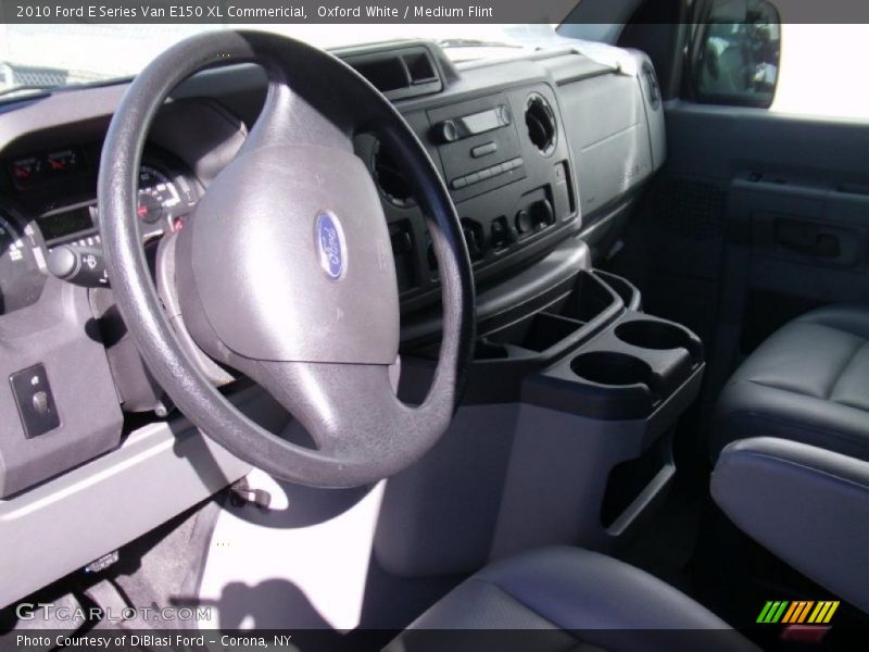 Oxford White / Medium Flint 2010 Ford E Series Van E150 XL Commericial