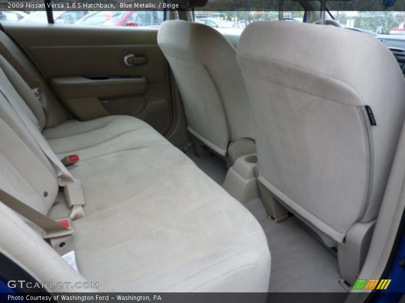 Blue Metallic / Beige 2009 Nissan Versa 1.8 S Hatchback