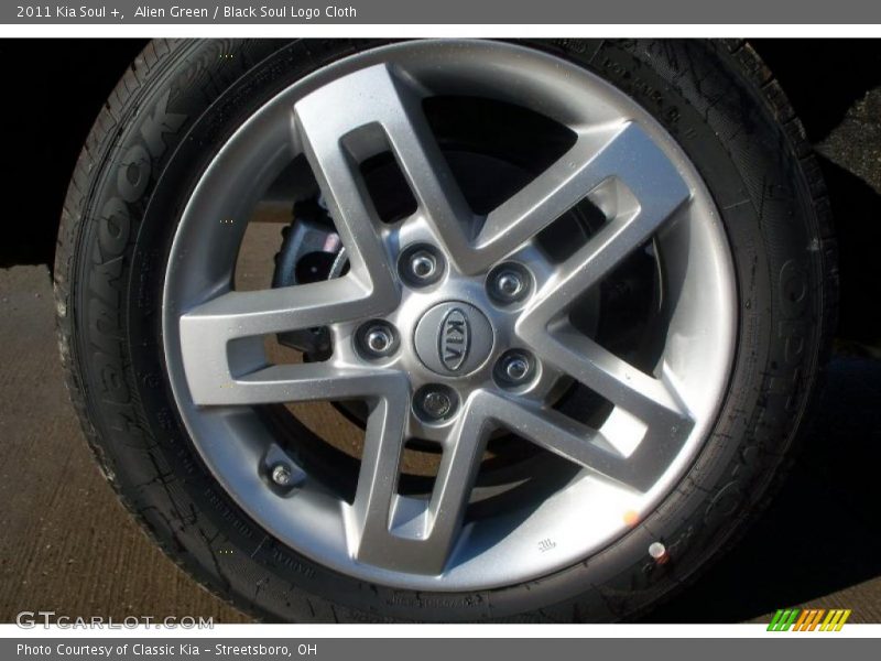 Alien Green / Black Soul Logo Cloth 2011 Kia Soul +