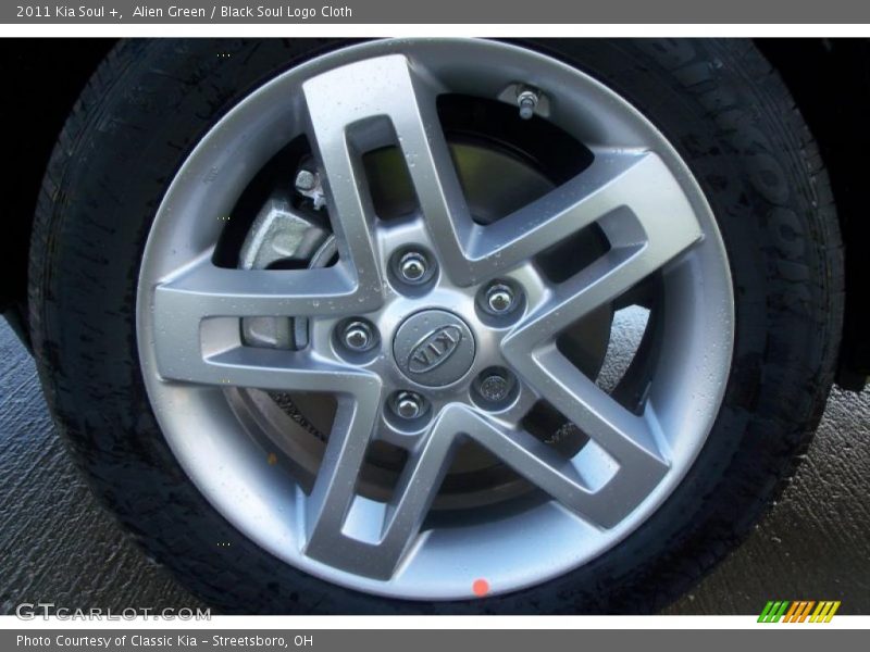 Alien Green / Black Soul Logo Cloth 2011 Kia Soul +
