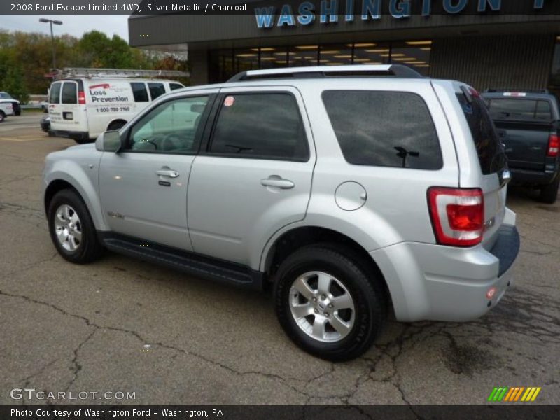 Silver Metallic / Charcoal 2008 Ford Escape Limited 4WD