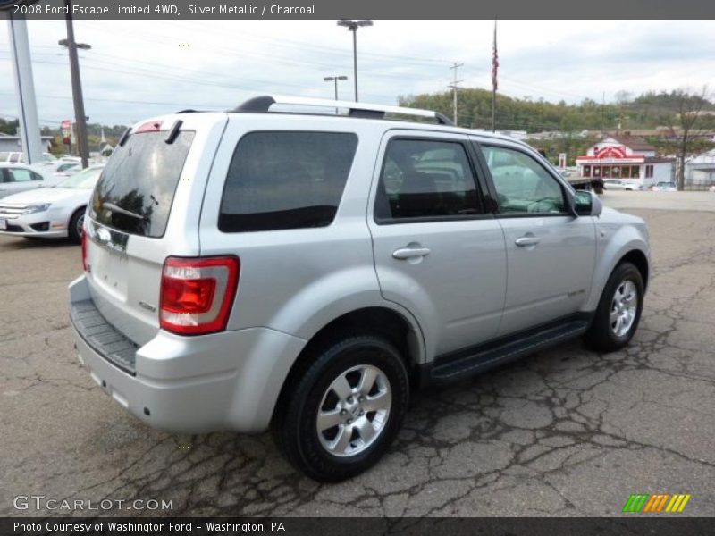 Silver Metallic / Charcoal 2008 Ford Escape Limited 4WD