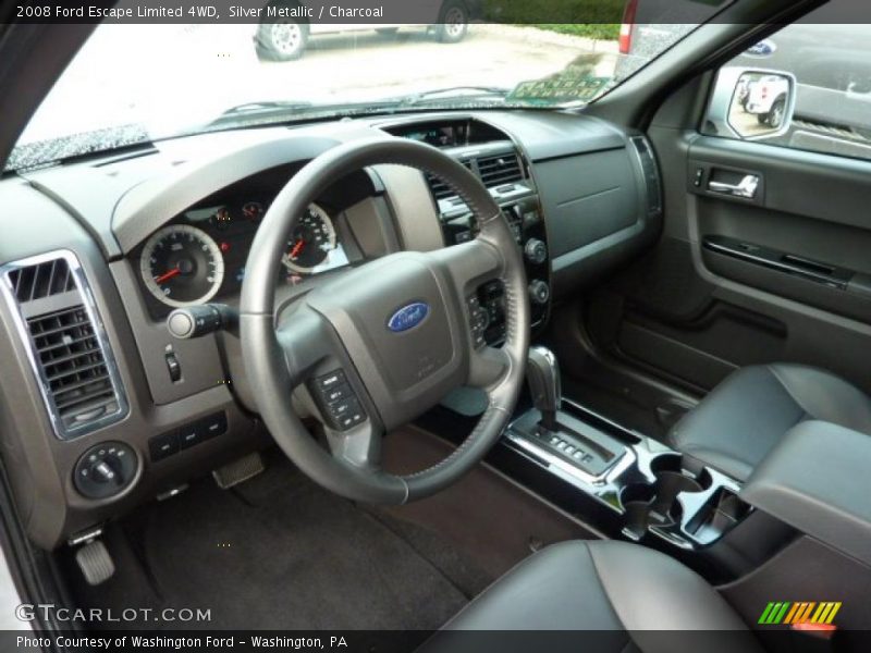 Silver Metallic / Charcoal 2008 Ford Escape Limited 4WD