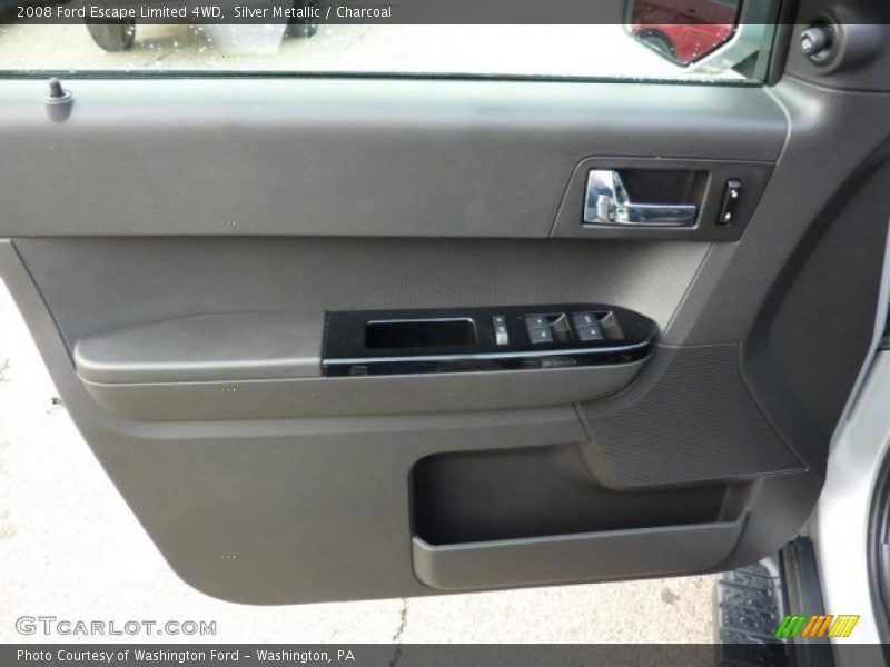 Silver Metallic / Charcoal 2008 Ford Escape Limited 4WD