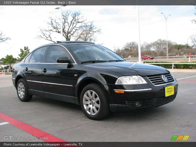 Black / Black 2003 Volkswagen Passat GLS Sedan