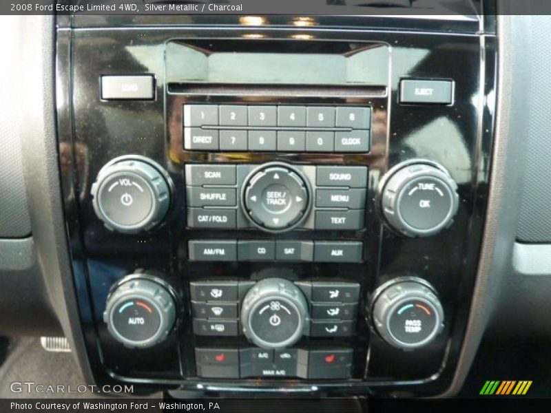 Silver Metallic / Charcoal 2008 Ford Escape Limited 4WD