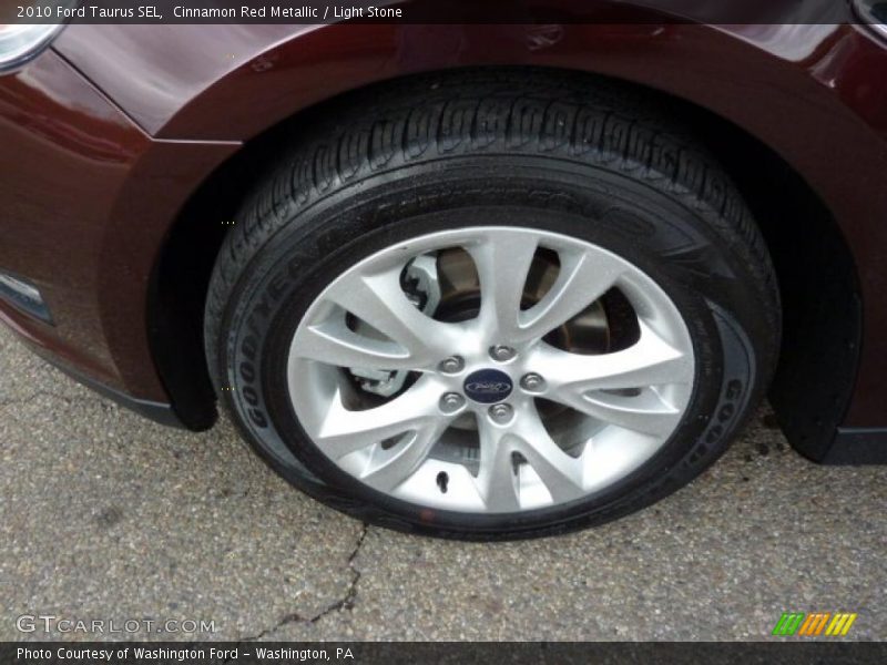 Cinnamon Red Metallic / Light Stone 2010 Ford Taurus SEL