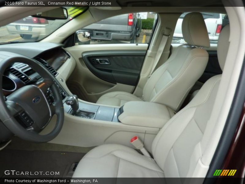 Cinnamon Red Metallic / Light Stone 2010 Ford Taurus SEL