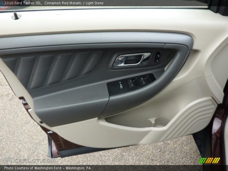 Cinnamon Red Metallic / Light Stone 2010 Ford Taurus SEL