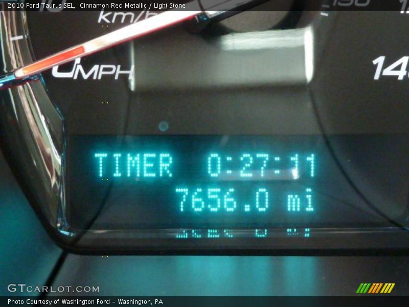 Cinnamon Red Metallic / Light Stone 2010 Ford Taurus SEL