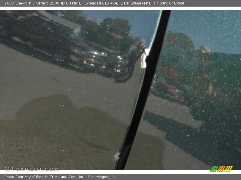 Dark Green Metallic / Dark Charcoal 2007 Chevrolet Silverado 2500HD Classic LT Extended Cab 4x4
