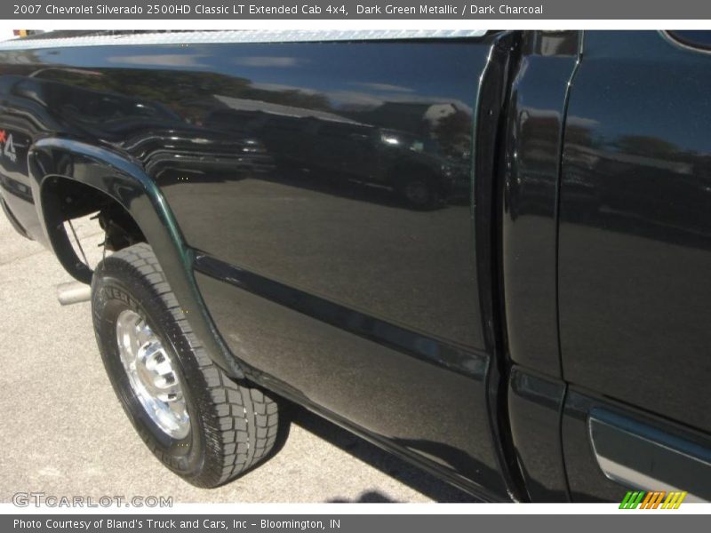 Dark Green Metallic / Dark Charcoal 2007 Chevrolet Silverado 2500HD Classic LT Extended Cab 4x4
