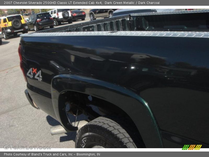 Dark Green Metallic / Dark Charcoal 2007 Chevrolet Silverado 2500HD Classic LT Extended Cab 4x4