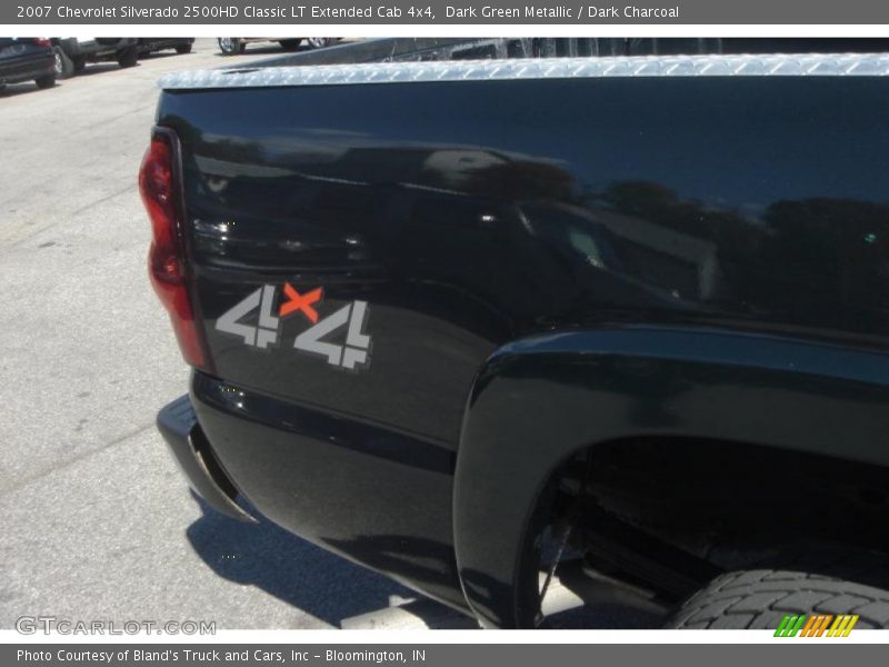 Dark Green Metallic / Dark Charcoal 2007 Chevrolet Silverado 2500HD Classic LT Extended Cab 4x4