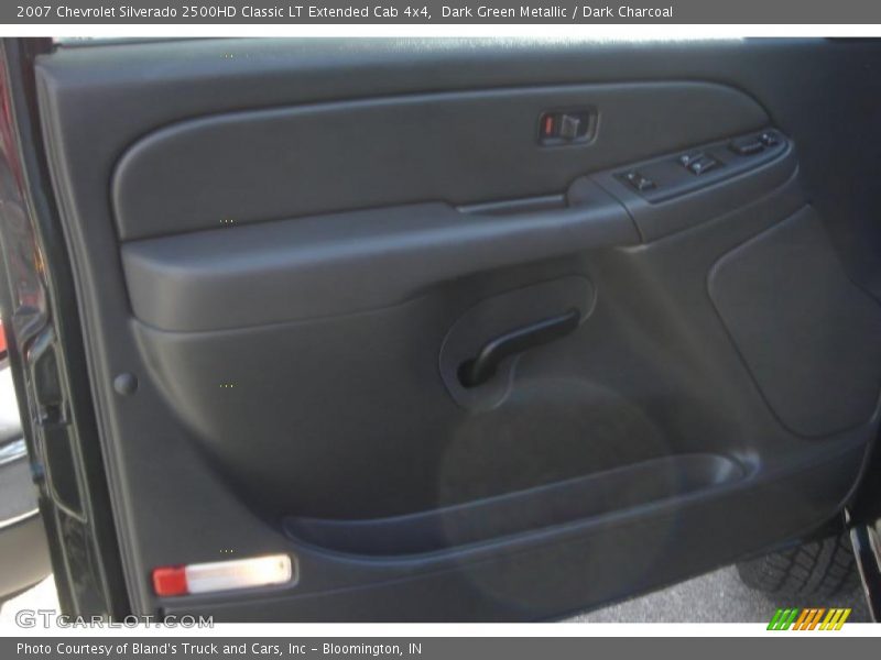 Dark Green Metallic / Dark Charcoal 2007 Chevrolet Silverado 2500HD Classic LT Extended Cab 4x4