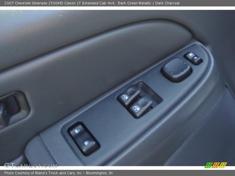 Dark Green Metallic / Dark Charcoal 2007 Chevrolet Silverado 2500HD Classic LT Extended Cab 4x4