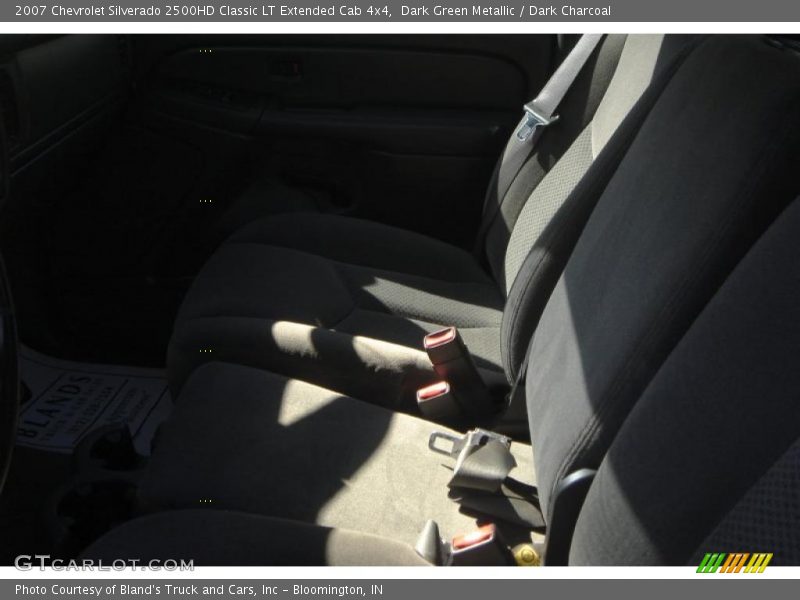 Dark Green Metallic / Dark Charcoal 2007 Chevrolet Silverado 2500HD Classic LT Extended Cab 4x4