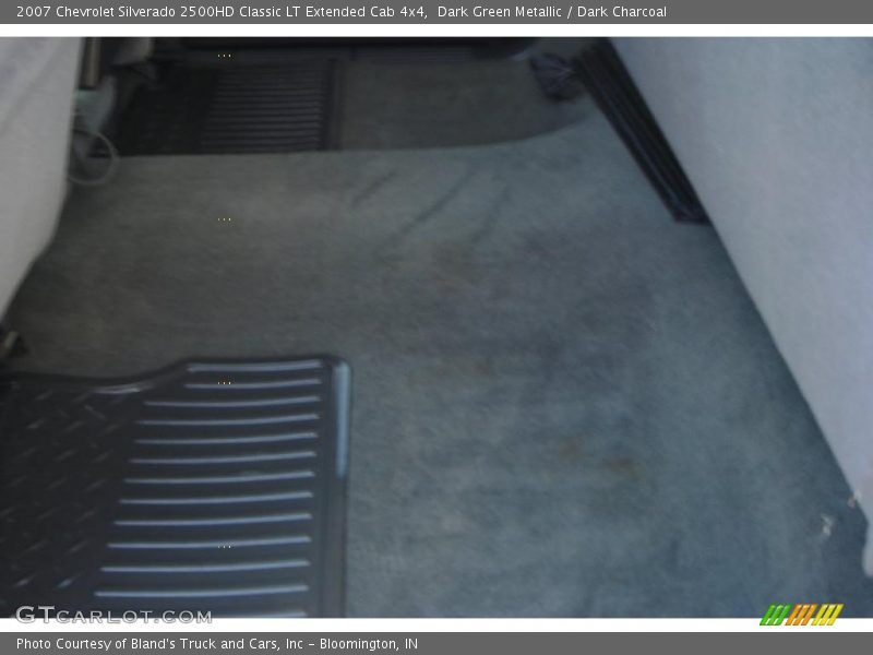 Dark Green Metallic / Dark Charcoal 2007 Chevrolet Silverado 2500HD Classic LT Extended Cab 4x4