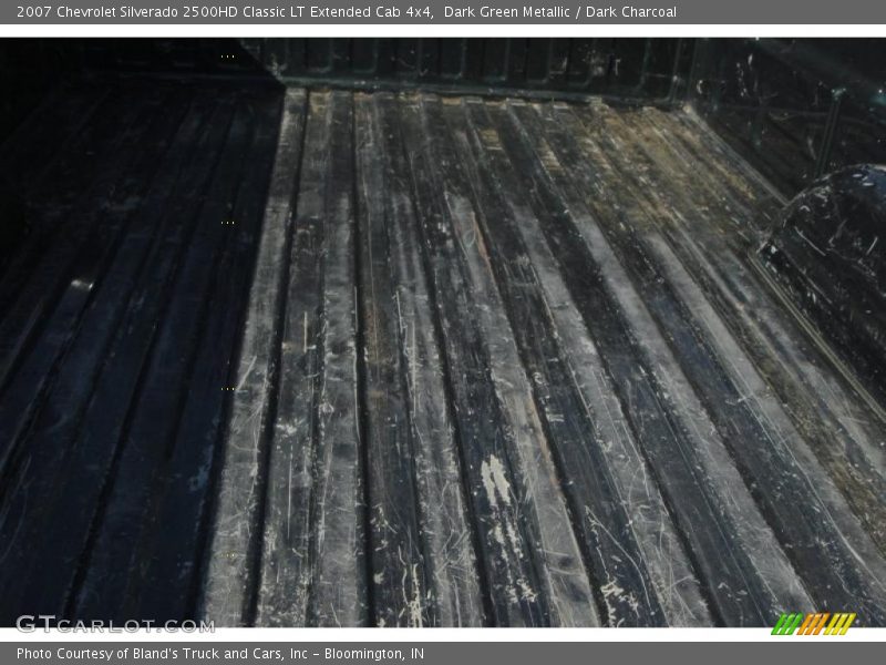 Dark Green Metallic / Dark Charcoal 2007 Chevrolet Silverado 2500HD Classic LT Extended Cab 4x4