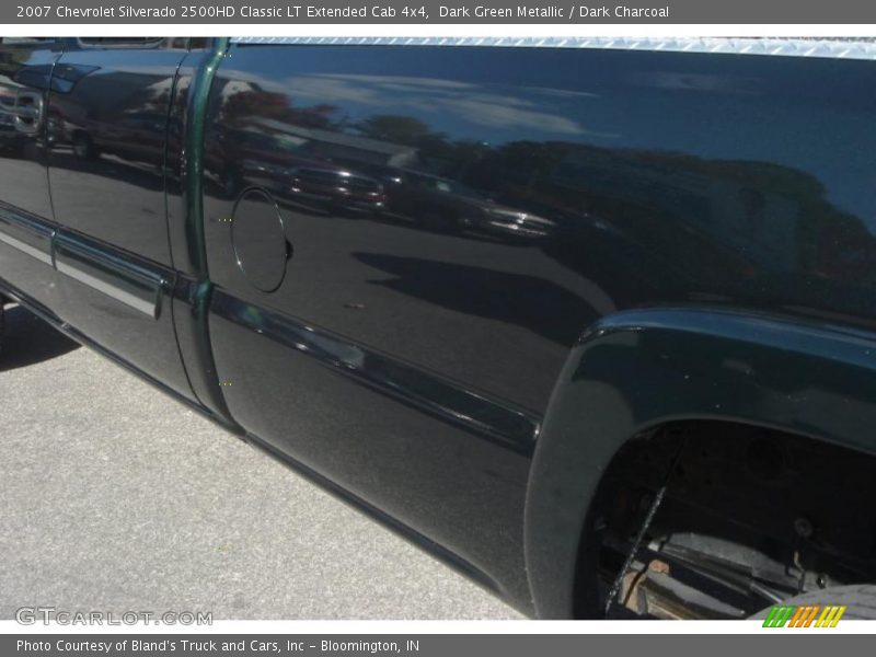 Dark Green Metallic / Dark Charcoal 2007 Chevrolet Silverado 2500HD Classic LT Extended Cab 4x4