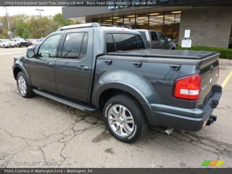 Black Pearl Slate Metallic / Charcoal Black 2009 Ford Explorer Sport Trac Limited V8 4x4