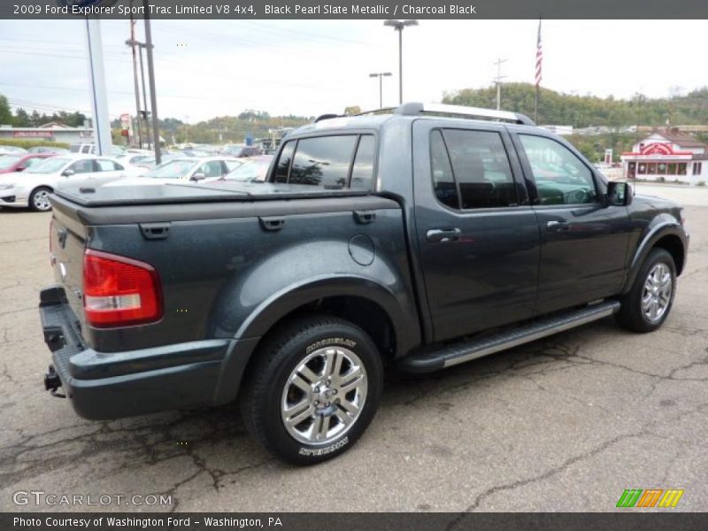 Black Pearl Slate Metallic / Charcoal Black 2009 Ford Explorer Sport Trac Limited V8 4x4