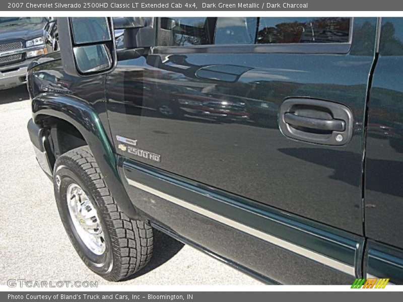 Dark Green Metallic / Dark Charcoal 2007 Chevrolet Silverado 2500HD Classic LT Extended Cab 4x4
