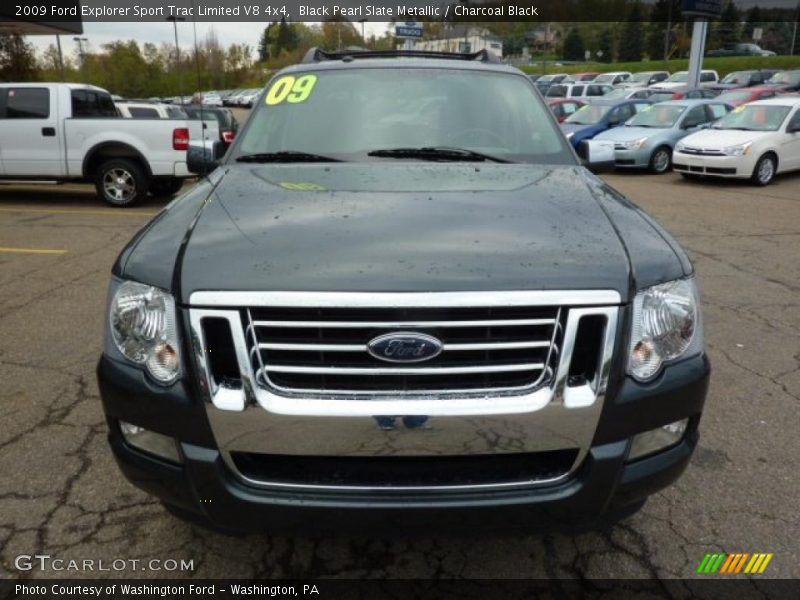 Black Pearl Slate Metallic / Charcoal Black 2009 Ford Explorer Sport Trac Limited V8 4x4