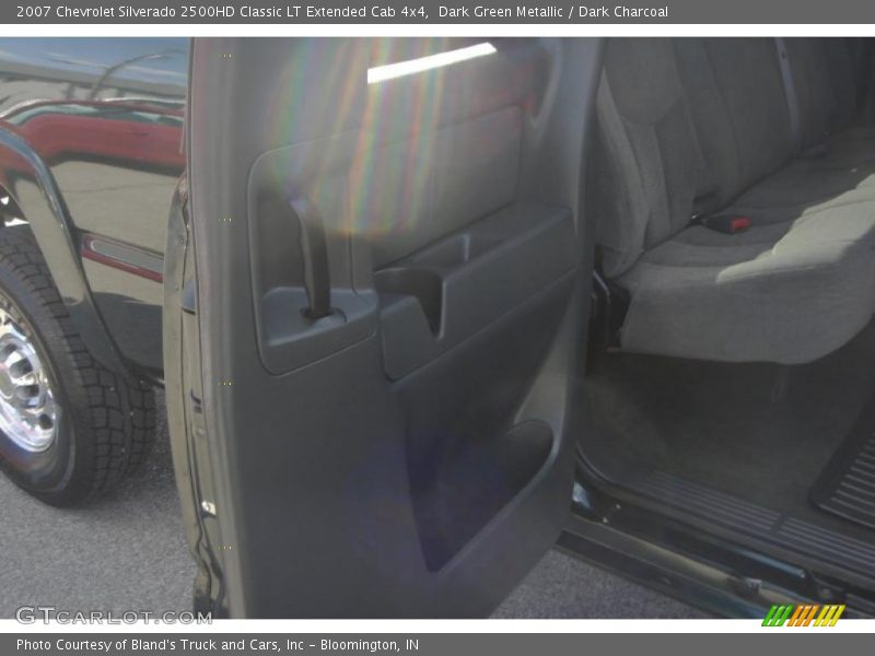 Dark Green Metallic / Dark Charcoal 2007 Chevrolet Silverado 2500HD Classic LT Extended Cab 4x4