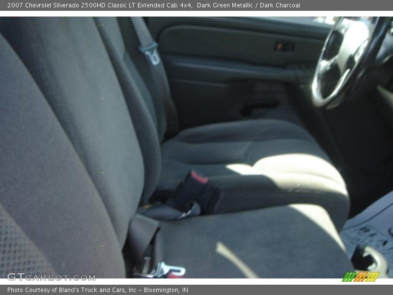 Dark Green Metallic / Dark Charcoal 2007 Chevrolet Silverado 2500HD Classic LT Extended Cab 4x4