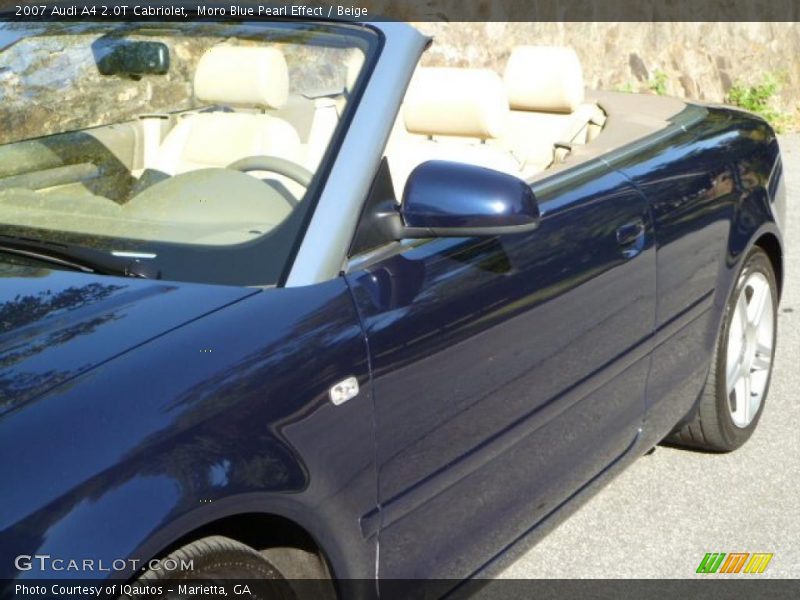 Moro Blue Pearl Effect / Beige 2007 Audi A4 2.0T Cabriolet