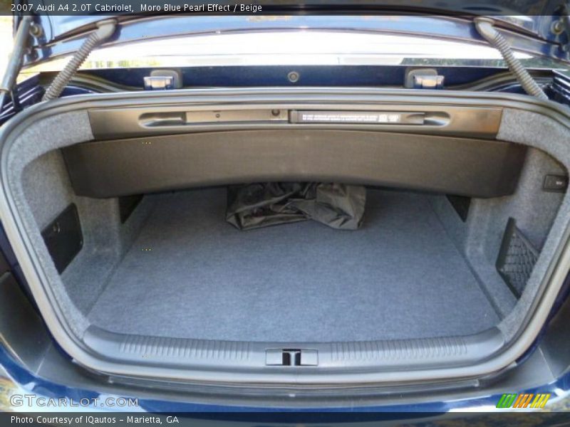 Moro Blue Pearl Effect / Beige 2007 Audi A4 2.0T Cabriolet