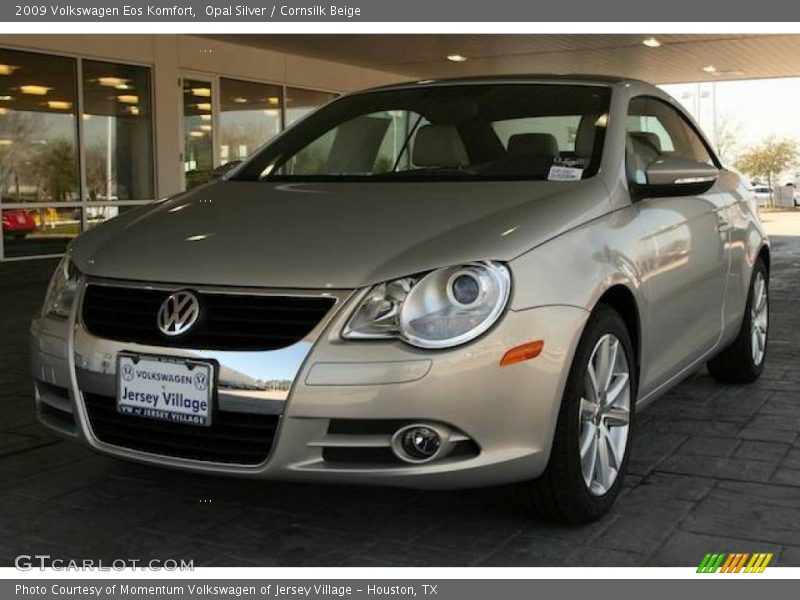 Opal Silver / Cornsilk Beige 2009 Volkswagen Eos Komfort