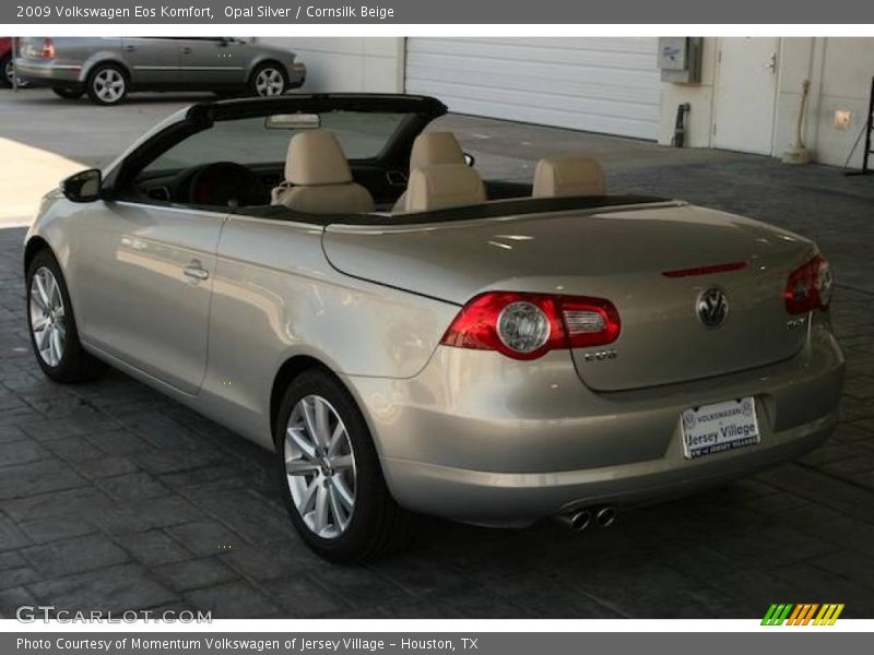 Opal Silver / Cornsilk Beige 2009 Volkswagen Eos Komfort