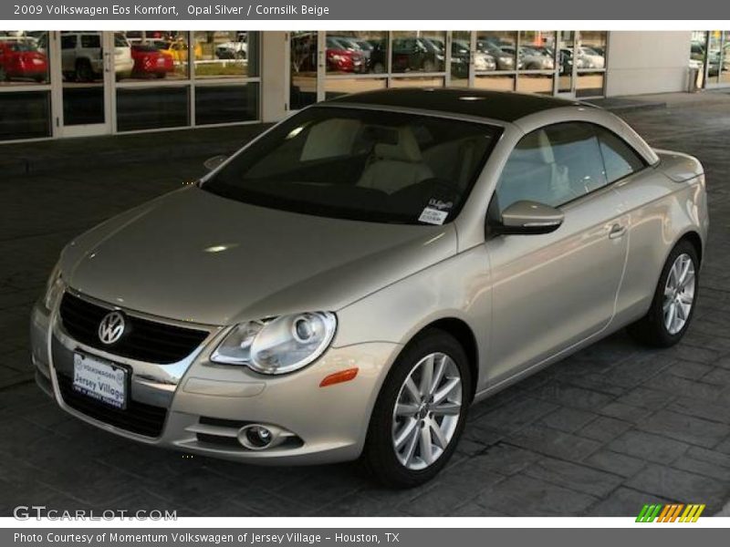 Opal Silver / Cornsilk Beige 2009 Volkswagen Eos Komfort
