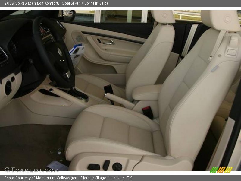 Opal Silver / Cornsilk Beige 2009 Volkswagen Eos Komfort
