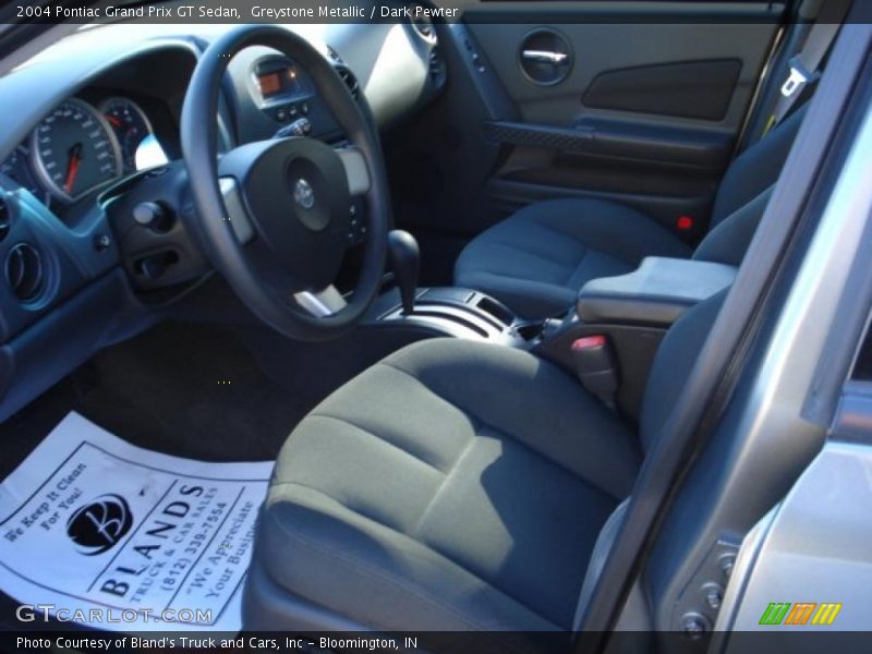 Greystone Metallic / Dark Pewter 2004 Pontiac Grand Prix GT Sedan
