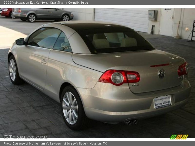 Opal Silver / Cornsilk Beige 2009 Volkswagen Eos Komfort