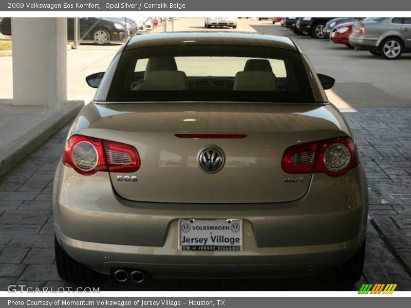 Opal Silver / Cornsilk Beige 2009 Volkswagen Eos Komfort