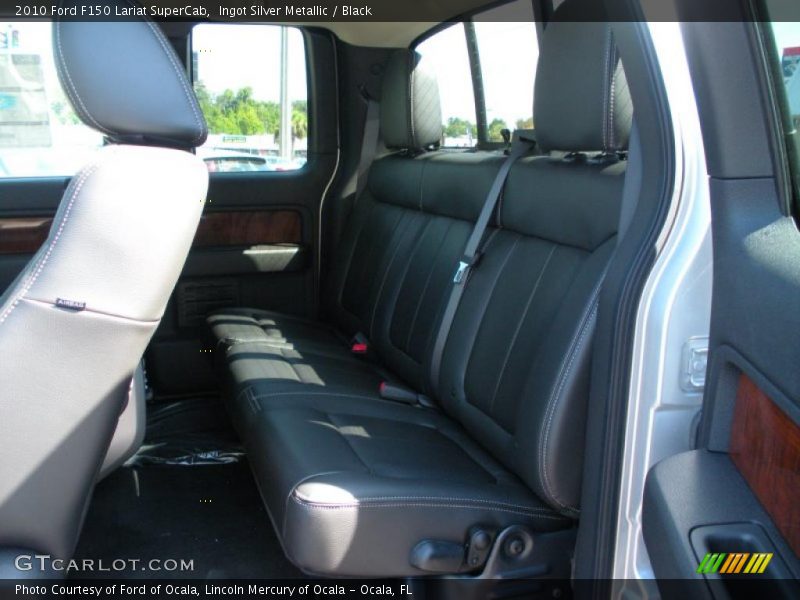 Ingot Silver Metallic / Black 2010 Ford F150 Lariat SuperCab