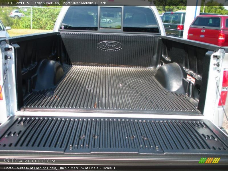 Ingot Silver Metallic / Black 2010 Ford F150 Lariat SuperCab