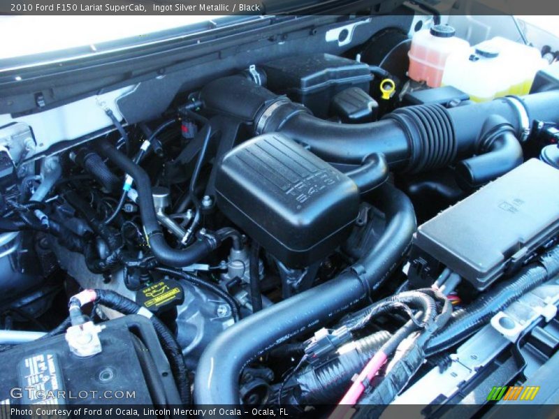 Ingot Silver Metallic / Black 2010 Ford F150 Lariat SuperCab