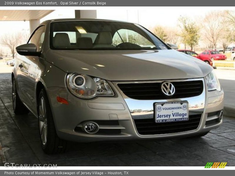 Opal Silver / Cornsilk Beige 2009 Volkswagen Eos Komfort