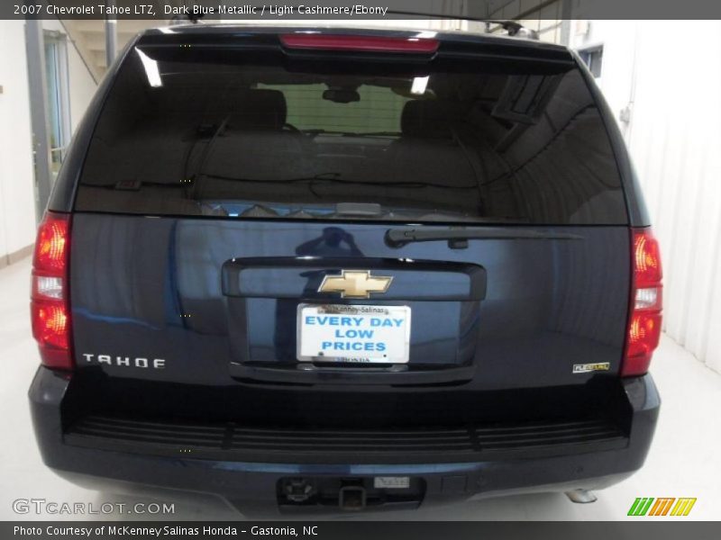 Dark Blue Metallic / Light Cashmere/Ebony 2007 Chevrolet Tahoe LTZ