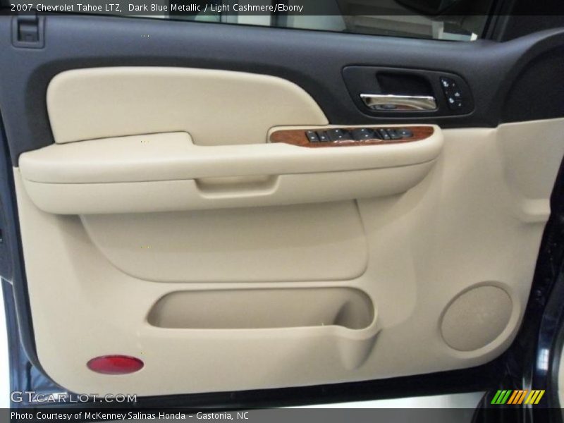 Dark Blue Metallic / Light Cashmere/Ebony 2007 Chevrolet Tahoe LTZ