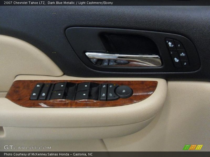 Dark Blue Metallic / Light Cashmere/Ebony 2007 Chevrolet Tahoe LTZ