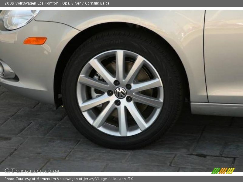 Opal Silver / Cornsilk Beige 2009 Volkswagen Eos Komfort